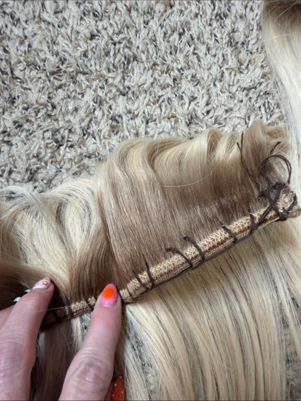 Bellami Remy Sew In Blonde Hair Extensions - Picture 5 of 8